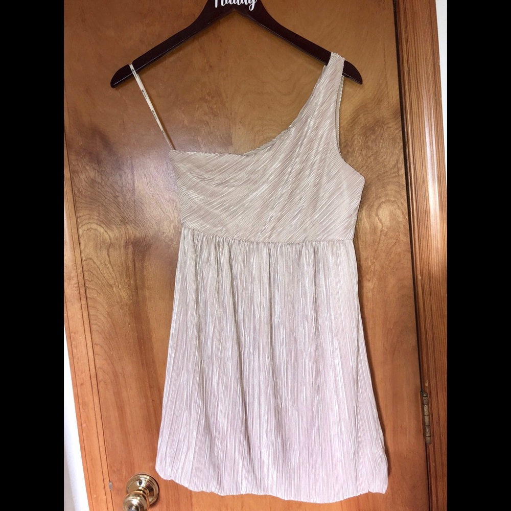 Forever21 one shoulder glimmer dress